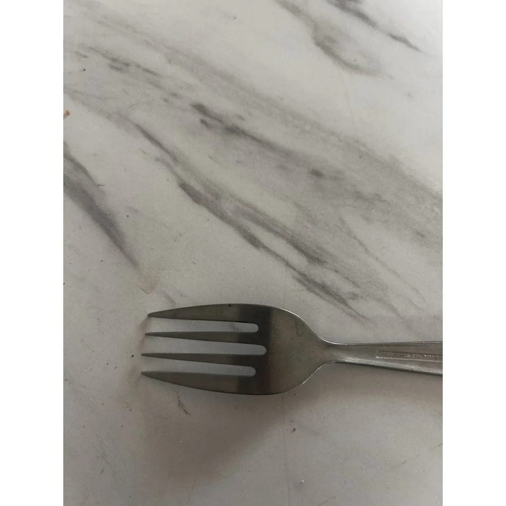 Vintage N.S. Co. Japan Portrait‎ Salad Cocktail Fork Stainless Steel 6